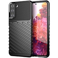 Thunder silicone cover for Samsung Galaxy S22 Ultra, black - Phone Cover
