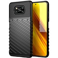 Thunder silikonový kryt na Xiaomi Poco X3 NFC / X3 Pro, černý - Phone Cover