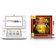 Nintendo 3DS XL White + The Legend of Zelda A Link Between Worlds - Game Console