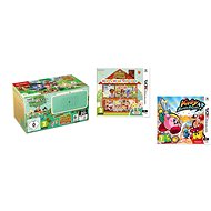 Nintendo NEW 2DS XL Animal Crossing Edition + Animal Crossing: Happy Home Designer + Kirby Battle Ro - Game Console