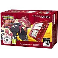 Nintendo 2DS Transparent Red + Pokémon Omega Ruby - Herná konzola