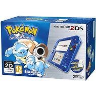 Nintendo 2DS Transparent Blue + Pokémon Blue version - Game Console