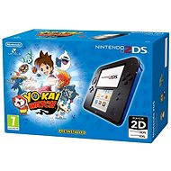 Nintendo 2DS Black &amp; Blue + YO-KAI WATCH - Game Console