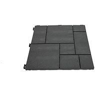 MULTY HOME tiles STONE MOSAIC 30 × 30 cm, anthracite, rubber - Plastic Tiles