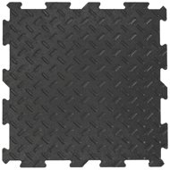 Multy home Rubber tile Alfa 30 × 30 cm, black - Plastic Tiles