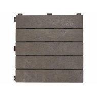 Multy home Rubber tile Natural Stone 30 × 30 cm, sand - Plastic Tiles