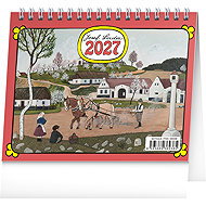 Josef Lada 2027 Calendar, 16.5 × 13cm - Desk Calendar