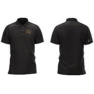 Star Dance T-shirt with collar T-shirt black S - T-Shirt