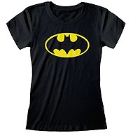 Batman: Batman - Distressed Logo Tričko černé L - T-Shirt