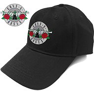 Guns N Roses: Silver Circle Logo Cap Cap Black - Baseball Cap