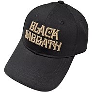 Black Sabbath: text logo cap cap black - Baseball Cap