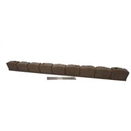 MULTY HOME Roman Stone Lawn edging rubber including nails 120 cm, brown - Lawn Edging
