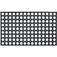 MULTY HOME Honey Comb 45 × 75 cm, black - Doormat