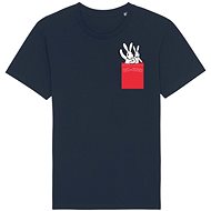 Bob and Bobek: T-shirt Bob and Bobek waving blue XXL - T-Shirt
