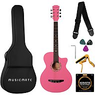 MusicMate MM-G21 PinkSerenade - Acoustic Guitar