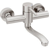 MUSA Baterie dřezová/umyvadlová, saténová, 150 mm 833006 - Tap