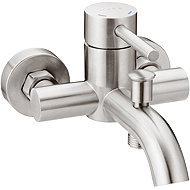 MUSA Bath mixer tap, satin, 100mm 833020 - Tap