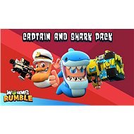 Worms Rumble – Captain & Shark Double Pack – PC DIGITAL - Herný doplnok