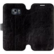 Flip case for Samsung Galaxy S7 in Black&Gray with grey interior - Phone Cover