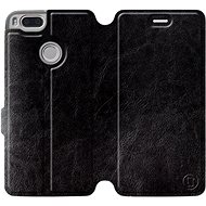 Flip case for Xiaomi Mi A1 in Black&Gray with grey interior - Phone Cover