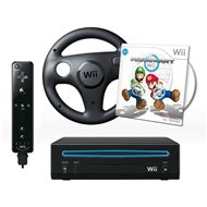 Nintendo Wii Mario  Mario Kart Pack Black - Game Console