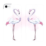 Flip case for Apple iPhone 8 - M005S Flamingos - Phone Cover