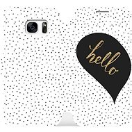 Flip case for Samsung Galaxy S7 Edge - M013P Golden hello - Phone Cover