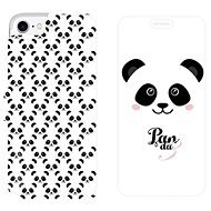 Flip case for Apple iPhone 8 - M030P Panda Amálka - Phone Cover