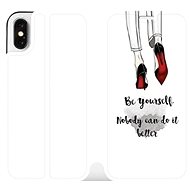 Flip mobile case for Apple iPhone X - M046P Be yourself - Phone Cover