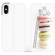 Flip case for Apple iPhone X - M090P Macaroons - have a nice day - Phone Cover