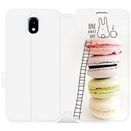 Flip case for Samsung Galaxy J3 2017 - M090P Macarons - have a nice day - Phone Cover