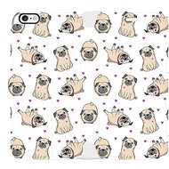 Flip mobile case for Apple iPhone 6 / iPhone 6s - M097P Pugs - Phone Cover