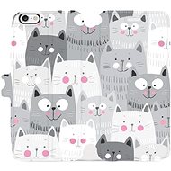 Flip Mobile Phone Cover for Apple iPhone 6 / iPhone 6s - M099P Cats - Phone Cover