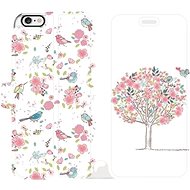 Flip case for Apple iPhone 6 / iPhone 6s - M120S Tree and birds - Phone Cover