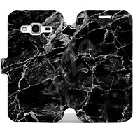 Flip case for Samsung Galaxy J3 2016 - V056P Black Marble - Phone Cover