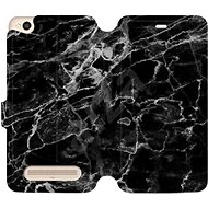 Flip case for Xiaomi Redmi 4A - V056P Black marble - Phone Cover