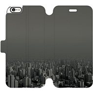 Flip case for Apple iPhone 6 / iPhone 6s - V063P City in grey - Phone Cover
