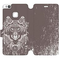 Flip mobile phone case Huawei P9 Lite - V064P Wolf and dream catcher - Phone Cover