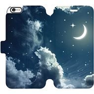 Flipové puzdro na mobil Apple iPhone 6/iPhone 6s – V145P Nočná obloha s mesiacom - Kryt na mobil