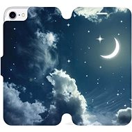 Flip case for Apple iPhone 7 - V145P Night sky with moon - Phone Cover