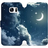 Flip case for Samsung Galaxy S7 - V145P Night sky with moon - Phone Cover
