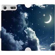 Flip case for Sony Xperia XZ1 Compact - V145P Night sky with moon - Phone Cover