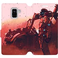 Flip case for Samsung Galaxy A8 2018 - MA09S Explorer with red rover - Phone Cover