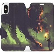 Flip case for Apple iPhone X - VA08P Monster and boy with a torch - Phone Cover