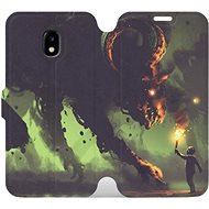 Flip case for Samsung Galaxy J3 2017 - VA08P Monster and boy with a torch - Phone Cover
