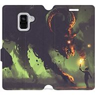 Flip case for Samsung Galaxy A8 2018 - VA08P Monster and boy with a torch - Phone Cover