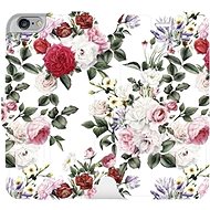 Flip mobile case for Apple iPhone 6 / iPhone 6s - MD01S Rose on white - Phone Cover
