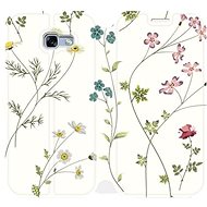 Flip case for mobile phone Samsung Galaxy A5 2017 - MD03S Thin plants with flowers - Phone Cover