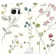 Flip case for Samsung Galaxy S7 - MD03S Thin plants with flowers - Phone Cover