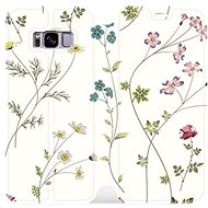 Flip case for Samsung Galaxy S8 - MD03S Thin plants with flowers - Phone Cover